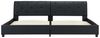 vidaXL Bettgestell Schwarz Kunstleder 180 × 200 cm 284881 Bild 4