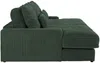 Vente-unique - CALAZO Sofa Samt Grün - B 170 cm x H 85 cm x L 232 cm Bild 4