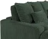 Vente-unique - CALAZO Sofa Samt Grün - B 170 cm x H 85 cm x L 232 cm Bild 5