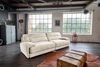 KAWOLA Sofa CINE XXL-Sofa 3-Sitzer Cord cremeweiß 84 x 106 x 284 cm Bild 2
