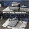 MODFU Schlafsofa Klappsofa,Einzelsofa mit verstellbarer Rückenlehne, Kompaktes Schlafsofa mit verstellbarer Rückenlehne – skandinavisches Einzelsofa für Wohnzimmer & Gästezimmer, langlebig, platzsparend, bis 350 kg Belastbarkeit, mit Relaxfunktion Bild 4
