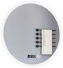 WDWRITTI Spiegel Rund 60 cm Led Badspiegel mit Touch Uhr dimmbar Lichtfarben Helligkeit (Wandspiegel mit beleuchtung, Warmweiß, Neutral, Kaltweiß), Speicherfunktion, IP44 Bild 2