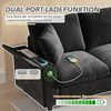 i@home Ecksofa L-förmiges Sofa, 3-Sitzer Sofa, ausklappbarer Couchtisch mit zwei Getränkehaltern, 1 USB und 1 Typ-C Bild 2