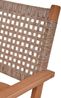 Balkonmöbel-Set AMIRA Teak-Look - Eukalyptus, Hellbraun, flach | Gartenmöbel-Set Gartengarnitur Garten-Sitzgruppe Essgruppe Balkon-Set Bild 5