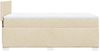 vidaXL Boxspringbett mit Matratze Creme 90x190 cm Stoff 3285741 Bild 5