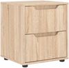 vidaXL Nachttisch VISNES Sonoma-Eiche 45x40x50 cm Holzwerkstoff 4108283 Bild 2