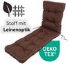 TexDeko Liegenauflage Ecolen Premium 190x60x8cm, Antirutsch-Boden, Polster für Gartenliege, UV-beständig, Wasserabweisend Bild 3
