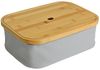 Faltbarer Bambuskorb Aufbewahrungsbox 35x25x12 cm 3er Set Aufbewahrungskorb Grau Bild 3