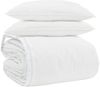 vidaXL Bettdecken Set mit Kissen 3 pcs Weiß Daunenfeder 3377229 Bild 2