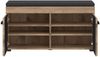 Sitzbank Grainau / Grano, Holzwerkstoff, Holzfarben, 93 x 47 x 38 cm Bild 2