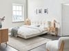Bett mit Lattenrost Bouclé SOULISSE 160 x 200 cm Cremeweiß Bild 3