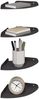 vidaXL Schwebendes Regal mit Regal 4 pcs Schwarz 18 x 18 x 2 cm 8004087 Bild 3