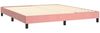 vidaXL Boxspringbett mit Matratze & LED Rosa 160x200 cm Samt 3134536 Bild 5