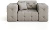 Sessel Designersessel CHANTAL in Stoff Opera Velvet Grün Bild 2