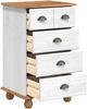 vidaXL Schubladenkommode mit Schubladen ASKIM Weiß 45,8 x 40 x 79 cm 4105417 Bild 3