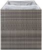 vidaXL Pflanzkübel Grau 157x80x80 cm Poly Rattan 319178 Bild 5