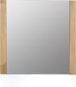 Wandspiegel >Leduc I< in Wildeiche aus Massivholz, Spiegelglas - 66x65x4 (BxHxT) Bild 5