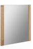 Wandspiegel >Leduc I< in Wildeiche aus Massivholz, Spiegelglas - 66x65x4 (BxHxT) Bild 4