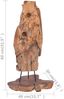 vidaXL Weinständer für 8 Flaschen 40x30x80 cm Massivholz Teak 288812 Bild 3
