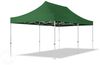 3x6 m Faltpavillon PROFESSIONAL ADunkelgrünlu 40mm, Seitenteile mit Panoramafenstern, dunkelgrün Bild 2