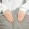 Flieks Relaxsessel mit Fußhocker & Liegefunktion, Massagesessel mit Fernbedienung & Seitentasche, Kunstleder, Grau Bild 3