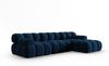 Micadoni Modulares Ecksofa Bellis 4-Sitzer Rechts Samt Bluvel Königsblau Bild 2