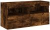 vidaXL TV-Wandschrank mit LED-Leuchten Räuchereiche 80x30x40 cm 837205 Bild 3