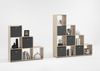 Raumteilerregal >MEGA 2< in Eiche Dekor - 138,5x143,5x33cm (BxHxT) Bild 3
