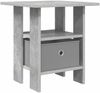vidaXL Nachttisch Beton Grau 41 x 40 x 45 cm Holzwerkstoff 8000426 Bild 2