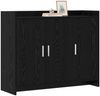 vidaXL Sideboard Schwarze Eiche 98,5 x 33 x 80 cm Holzwerkstoff 8011124 Bild 2