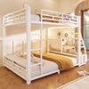 Metall Etagenbett (140x200cm) mit LED-Beleuchtung, mit 2 Stoffschubladen Bild 2
