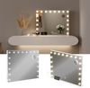 Schminktischspiegel Greta Weiß 80 x 61 cm mit LED-Beleuchtung Vicco Bild 2