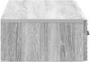 vidaXL Wandmontierter Beistelltisch Graues Sonoma 87,5 x 34,5 x 17 cm 898671 Bild 5