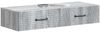 vidaXL Wandmontierter Beistelltisch Graues Sonoma 87,5 x 34,5 x 17 cm 898671 Bild 2