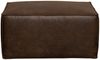 Bronx71 Leder Hocker Memphis rechteckig braun Bild 5
