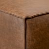 Bronx71 Leder Hocker Memphis rechteckig braun Bild 3