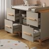 Wickelkommode Malia Cashmere/Artisan 133 x 98 cm XL mit 4 Schubladen Vitalispa Bild 4