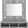 vidaXL Spiegelschrank mit LED Grau Sonoma 60x31,5x62 cm 820455 Bild 5