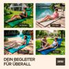 DETEX® Sonnenliege Gepolstert mit Rückenlehne inkl. Handyhülle Grün Bild 5