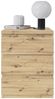 Nachtkommode >Olli< in Artisan Eiche Nachbildung - 45x61x38cm (BxHxT) Bild 3