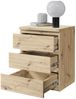 Nachtkommode >Olli< in Artisan Eiche Nachbildung - 45x61x38cm (BxHxT) Bild 4