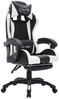 vidaXL Gaming-Stuhl mit RGB LED-Leuchten Weiß und Schwarz Kunstleder 288011 Bild 3