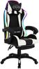 vidaXL Gaming-Stuhl mit RGB LED-Leuchten Weiß und Schwarz Kunstleder 288011 Bild 2