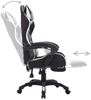 vidaXL Gaming-Stuhl mit RGB LED-Leuchten Weiß und Schwarz Kunstleder 288011 Bild 5