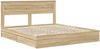 vidaXL Aufbewahrungsbett Sonoma-Eiche 180 x 200 cm Holzwerkstoff 3409894 Bild 4
