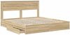 vidaXL Aufbewahrungsbett Sonoma-Eiche 180 x 200 cm Holzwerkstoff 3409894 Bild 5