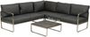 greemotion Lounge-Set Boston, 4-teilig, Edelstahl-Ecksofa-Set mit Tisch und Polstern, Gartenmöbel-Set, Loungemöbel-Set Bild 2