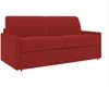 Schlafsofa 2-Sitzer CALIFE - Stoff - Rot - Liegefläche: 120 cm - Matratzenhöhe: 22 cm Bild 3