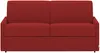 Schlafsofa 2-Sitzer CALIFE - Stoff - Rot - Liegefläche: 120 cm - Matratzenhöhe: 22 cm Bild 2