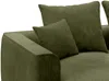 Vente-unique - PINETA Sofa Samt Grün - B 180 cm x H 67 cm x L 230 cm Bild 4